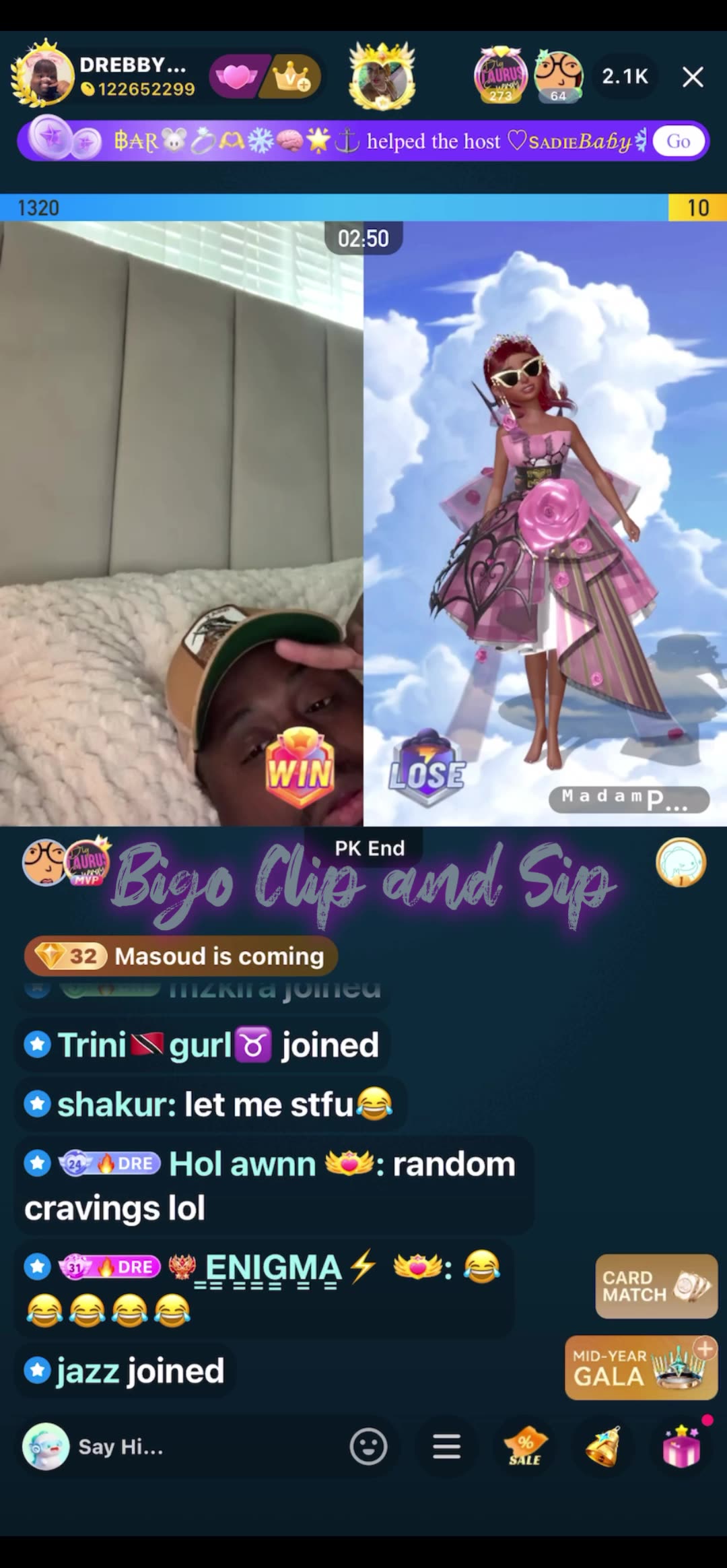 DreBaby lines MadamLo about surgery being evil ChinaRed LateNight n Daquan 7/29/25 #bigoclipandsip