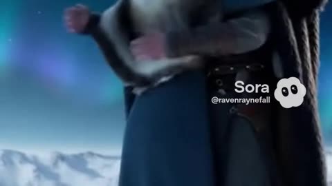 When the Dead Sail the Aurora, AI Video