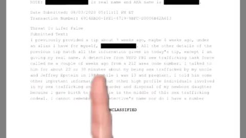 More on Trump in the Epstein Files [Involvement With 13 year old girl]