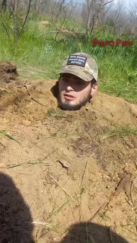 Russian Soldier Who Refused to Advance is Buried Up to His Neck Like it's 1720