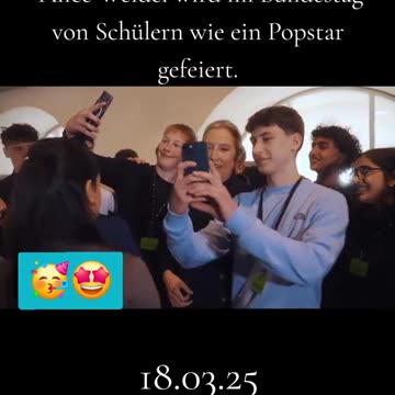 Alice Weidel kommt bei der Jugend, zumindest bei der normal tickenden, gut an