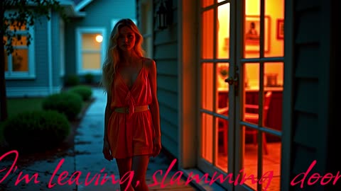 RAP. Song I'm leaving, slamming the door..