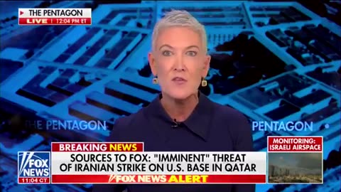 Jennifer Griffin says Iran about to target US base in Qatar