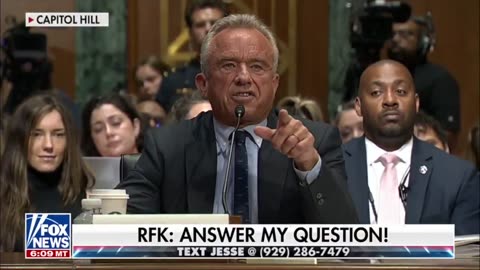 🚨 Out-of-Shape Senators WAG their fingers at a TAN & JACKED RFK Jr