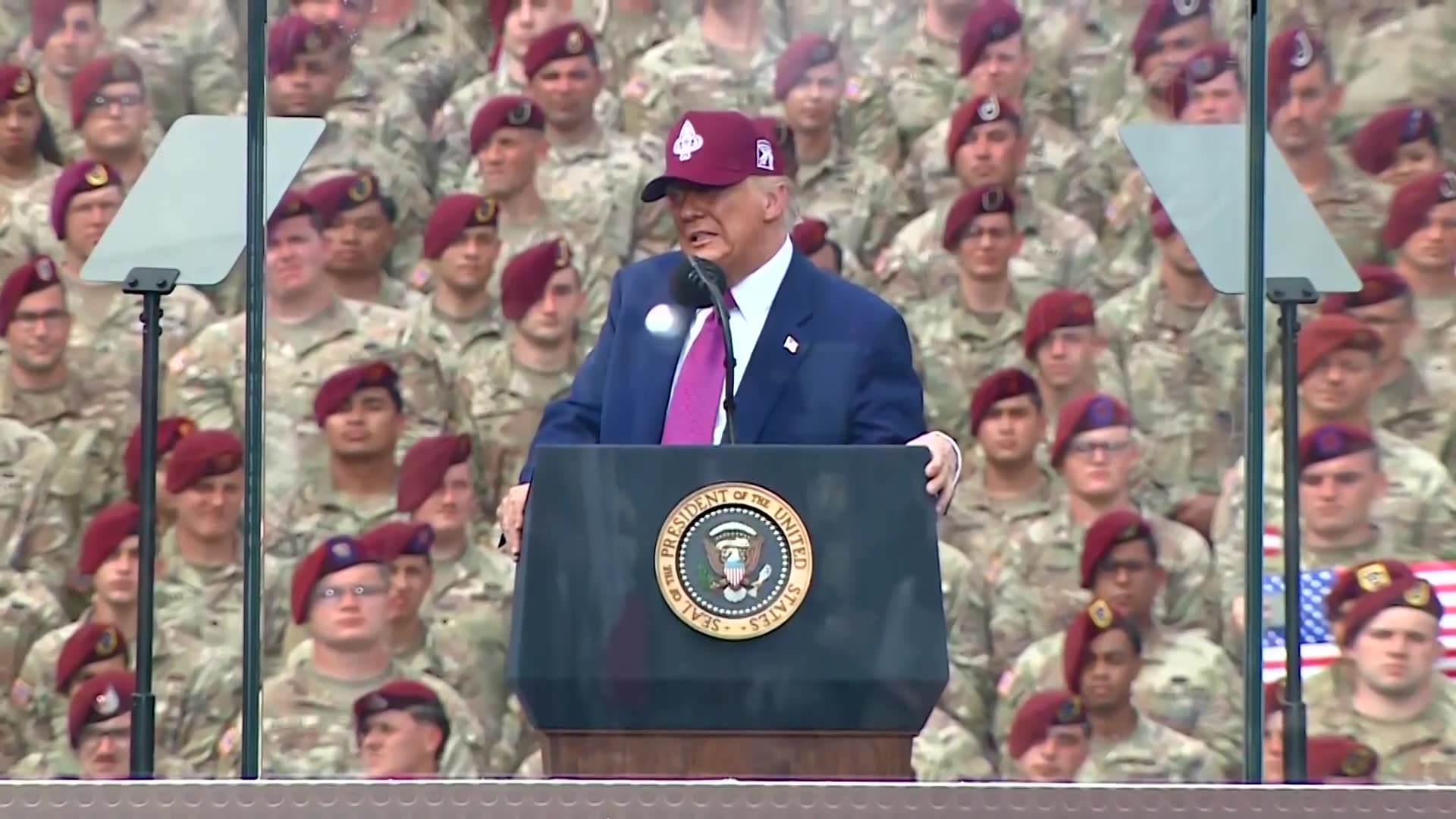 Trump tells soldiers LA protests are national security risk