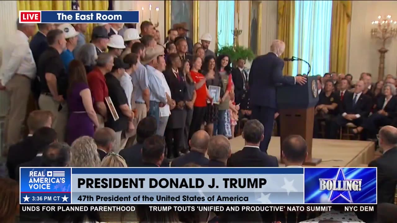 TRUMP WELCOMES DOORDASH DRIVER TO THE WHITE HOUSE