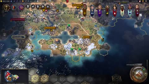 Fresh Start, Deity, Tecumseh of the Mississippian - Sid Meier's Civilization 7!