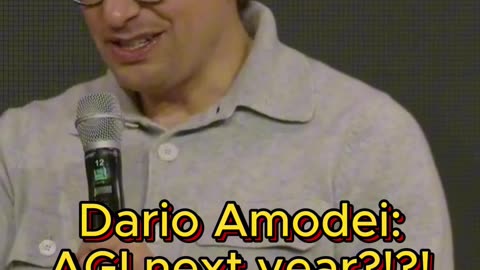 BOMBSHELL: AGI in 2026?!?! Dario Amodei on exponential growth from pre-training and post-training