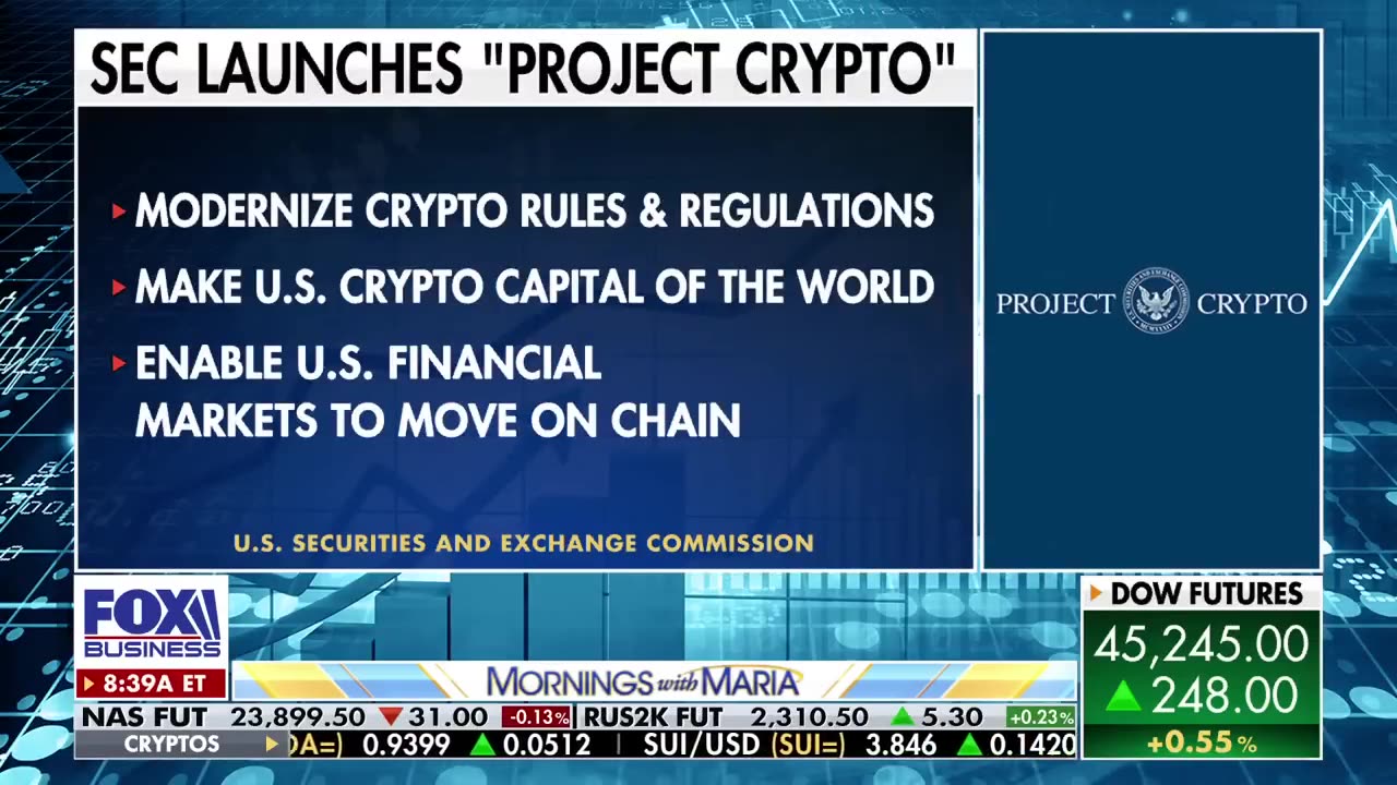 The SEC announces a HUGE crypto project.
