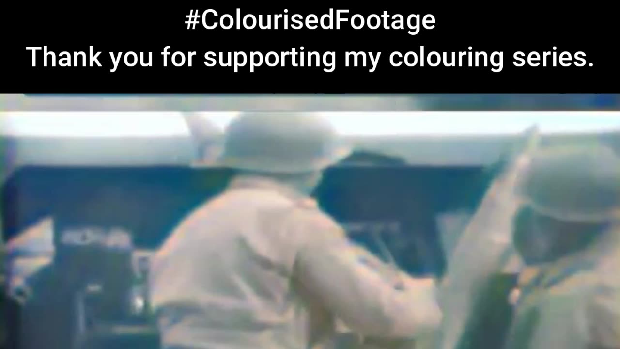 Turned Against US Soldiers Use Captured Artillery #ColourisedHistory