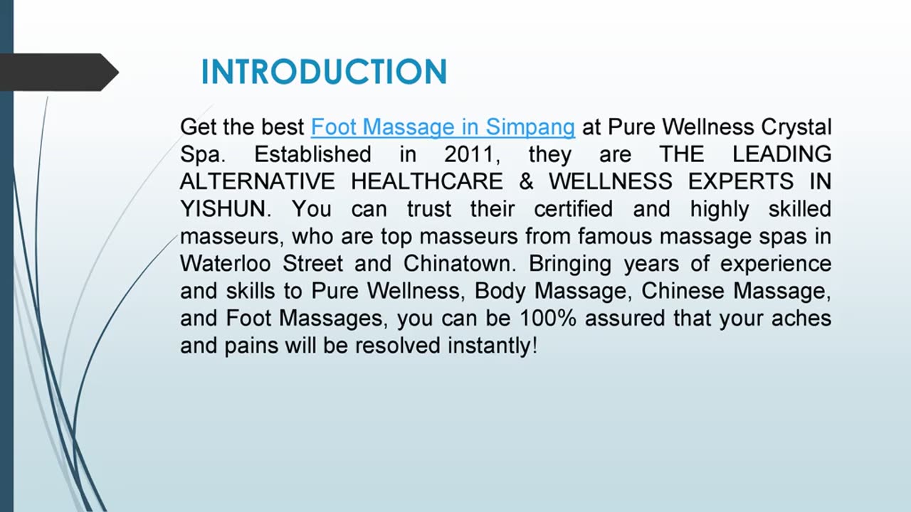 Get the best Foot Massage in Simpang