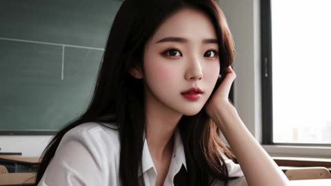 [4k] AI Lookbook - Sexy Korean Teacher Yoona 윤아 ❤️