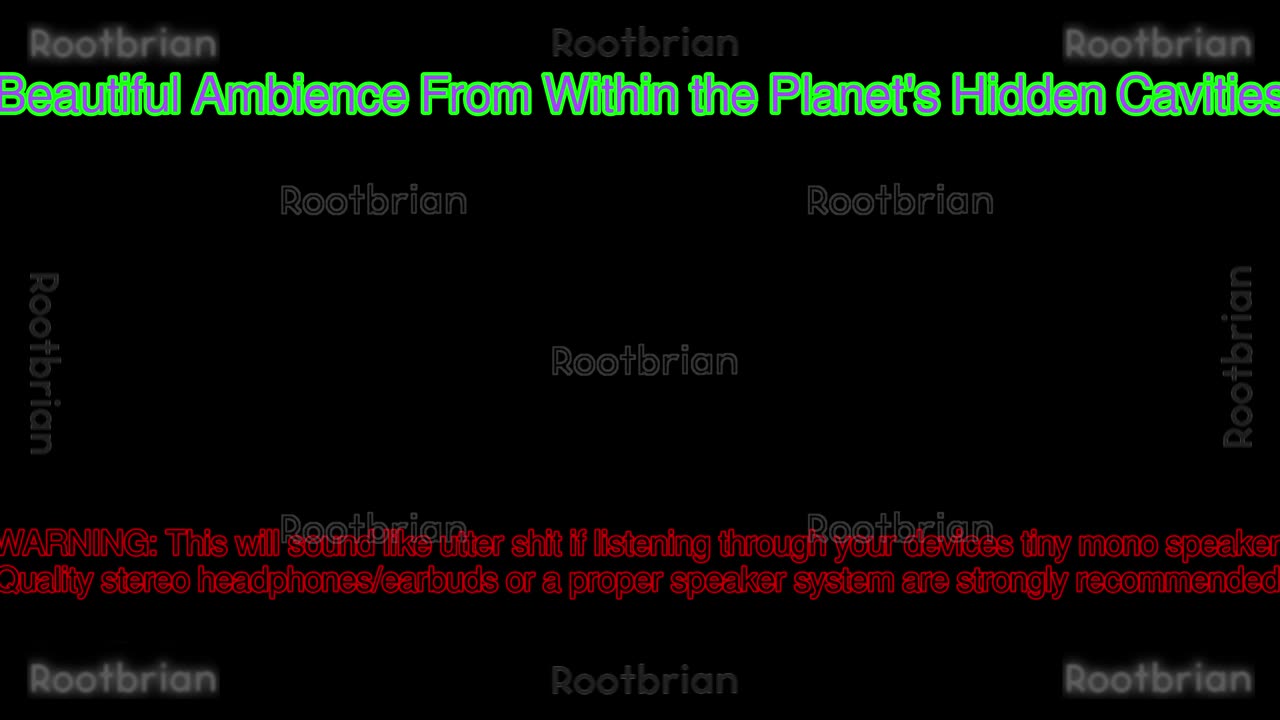 Beautiful Ambience From Within the Planet's Hidden Cavities (Soundtrack)