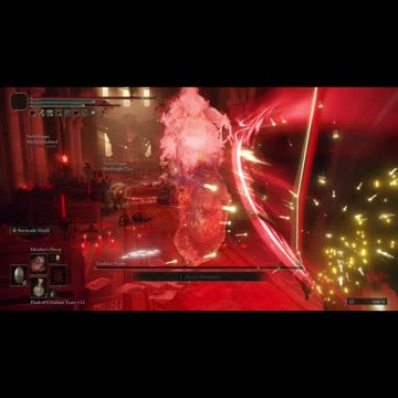 Elden Ring NG+1 | Godskin Noble boss fight co-op w/2 summoned cooperators #eldenring #shorts