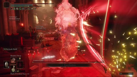 Elden Ring NG+1 | Godskin Noble boss fight co-op w/2 summoned cooperators #eldenring #shorts