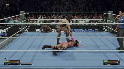 WWE 2k25 6 Universe Mode Rhea Ripley VS Victoria