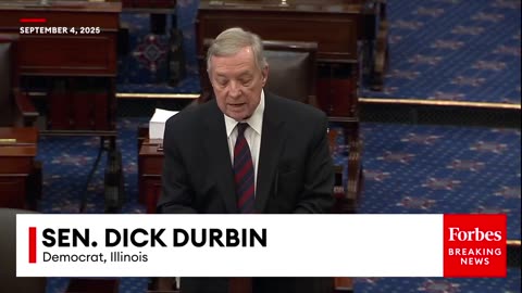 Durbin Warns Putin Is 'Playing' Trump, Calls For Congress To Pass Sanctions Package Against Russia