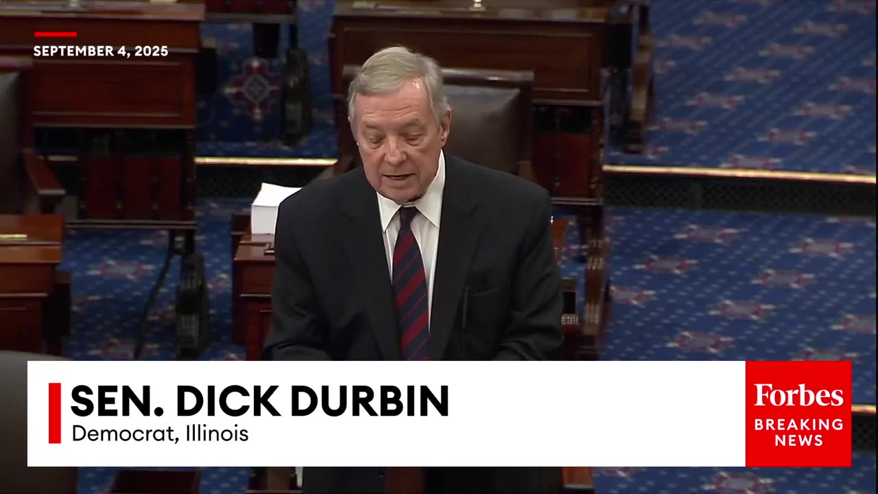 Durbin Warns Putin Is 'Playing' Trump, Calls For Congress To Pass Sanctions Package Against Russia
