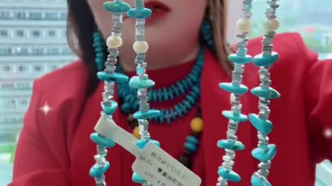 250523-7 Turquoise & Pearl Set: Wear the Ocean Mystery Home