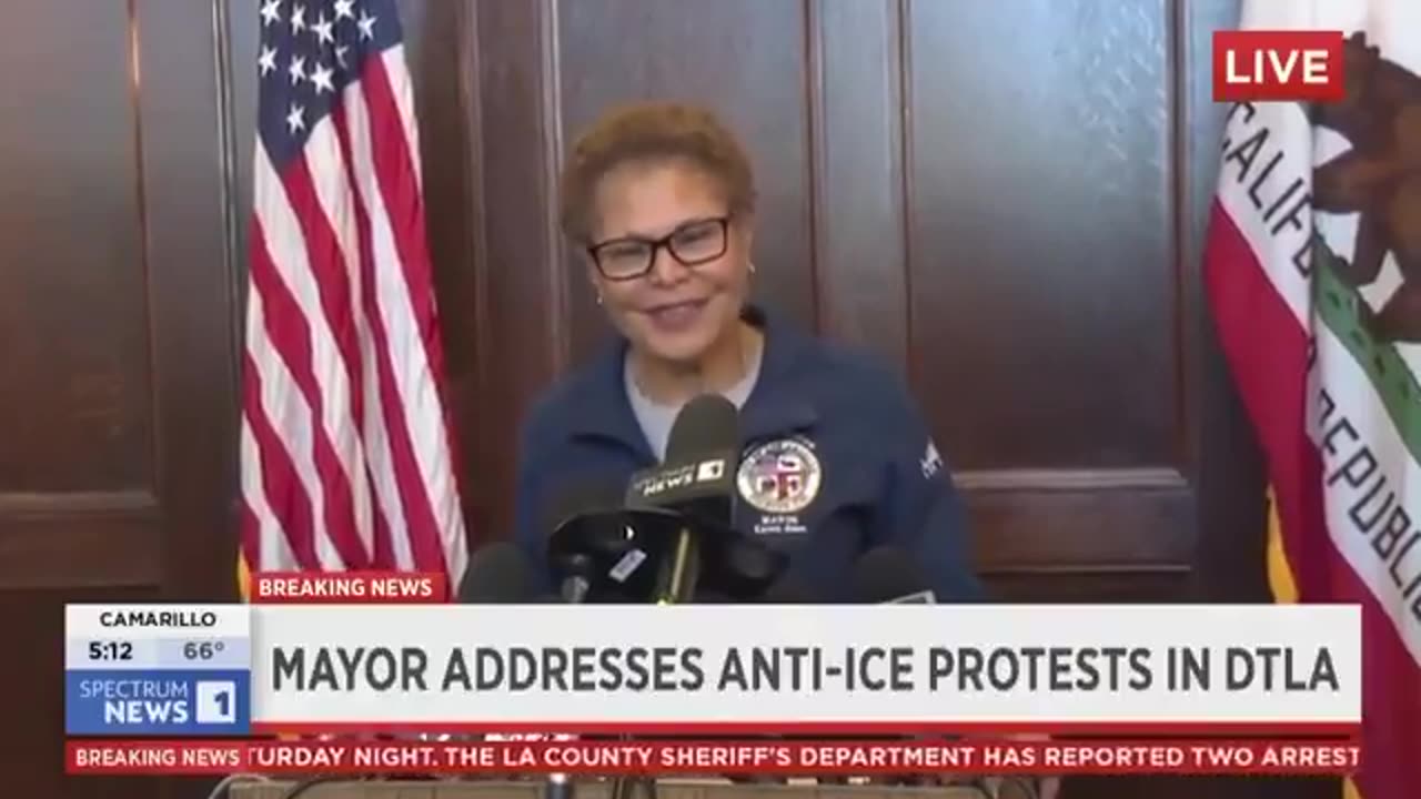 Chills hearing Mayor Bass speak about Los Angeles and who we are