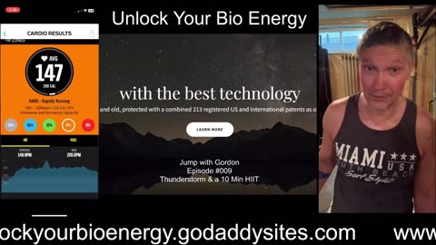 Thunderstorm and a 10 min HIIT - Jump with Gordon Episode 9