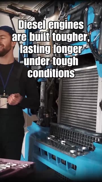 Why Do Big Machines Use Diesel¿