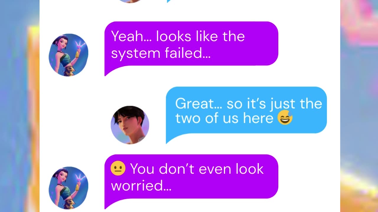 zoey and jinu chat #short