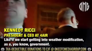 World Economic Forum elites openly admit that chemicals are being sprayed into the atmosphere ...