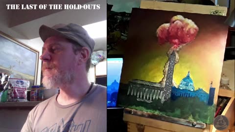 Painting with a Mandela effect.