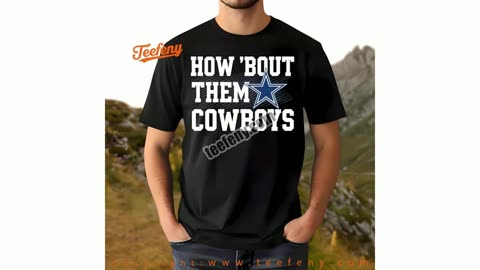Dallas Cowboys How Bout Them Cowboys Blue Star Pride Shirt Cotton