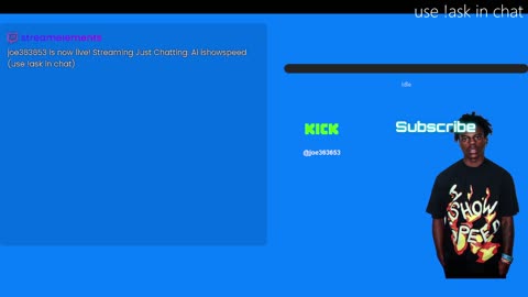 Ai ishowspeed (use !ask in chat)