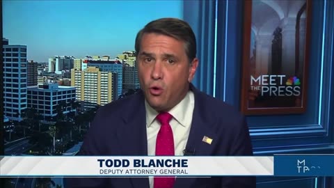 Todd Blanche Responds to Dems Claiming DOJ Protecting Trump in Epstein Files