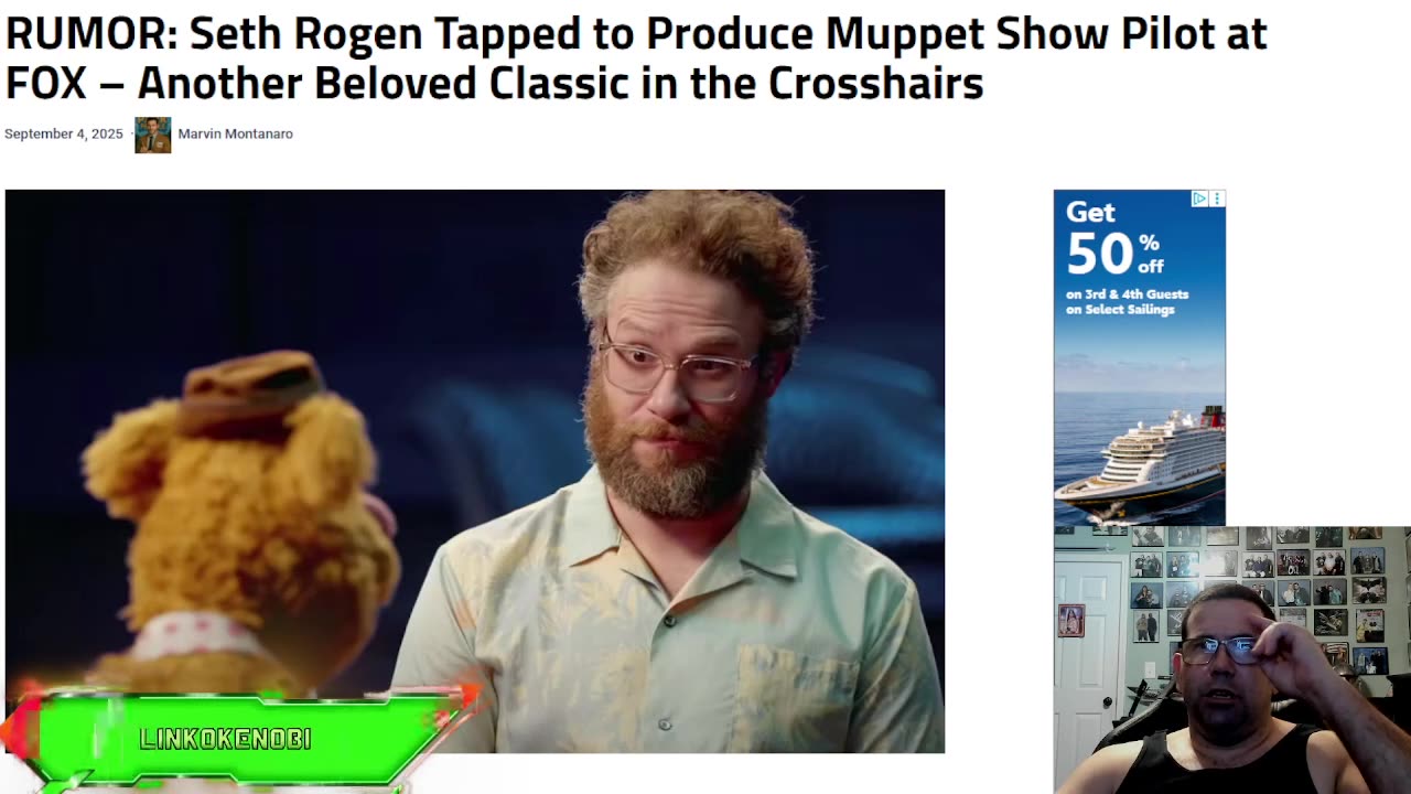 Seth Rogen Rumored To Pilot The Muppets TV Show