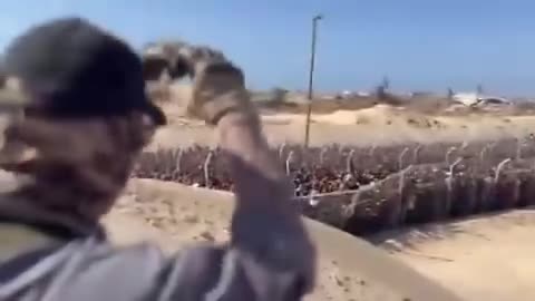 "Come on, we're done, give us our food and let's go out of here in peace."