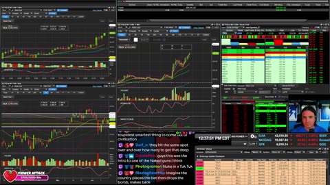 LIVE Day Trading the Stock Market