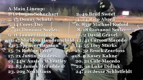Grays Harbor Raceway - World of Outlaws - 410 Sprints - 9/4/23