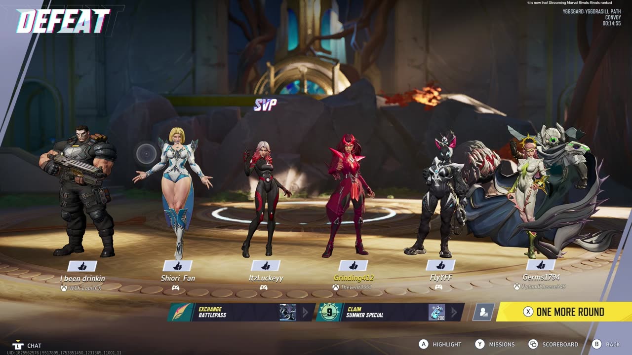 Late night Marvel Rivals ranked