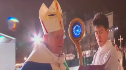 The rituals at the Pagan Roman Catholic Notre Dame cathedral ceremony -- RSE