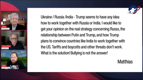 It's Not Bullying, It’s Righting the Ship in Terms of What Are the Appropriate Trade Relationships