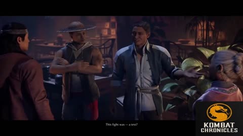 Kung Lao, Raiden, and the Meat God Liu Kang