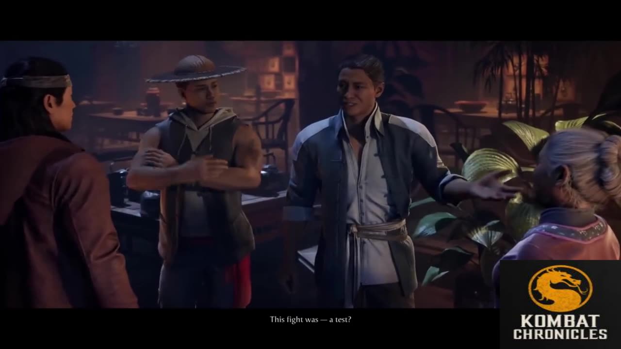 Kung Lao, Raiden, and the Meat God Liu Kang
