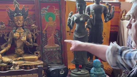 The Healing/Prayer Room/Temple at the Famous Buddha Shop