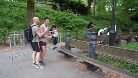 🥊😨 MMA Fighter Asks People to Punch Him! | FCN