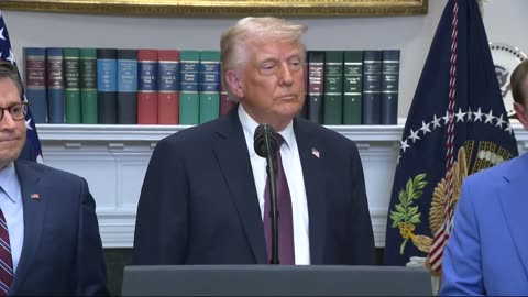 President Donald Trump and Louisiana Gov. Jeff Landry deliver remarks in D.C.