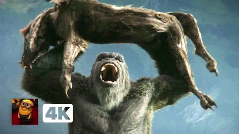 Godzilla x Kong- The New Empire (2024) 4K - Kong vs. the Wart Dogs _ Movieclips