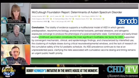 Dr. Andy Wakefield: New study linking vaccines to autism.