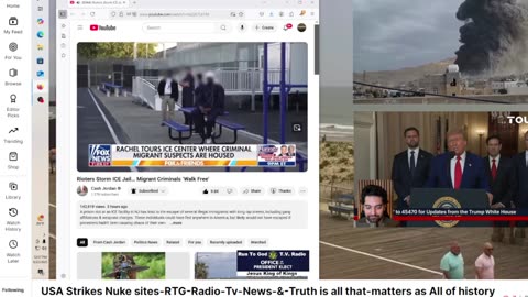 Protestor's get in the way of ICE officers