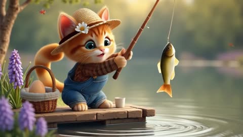 Tiny Cat Lonely Day_ and the Unexpected Friend Who Changed Everything 🥚(1080P_HD)