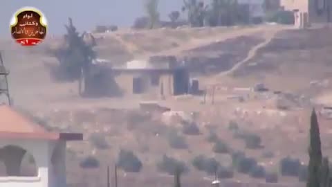 Syrian War HJ-8 vs BVP-1 hit 2013.08.15