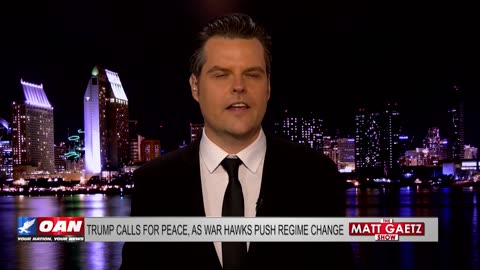 Matt Gaetz Believes President Trump Is Against War but NeoCons and Netanyahu Are Influencing Him